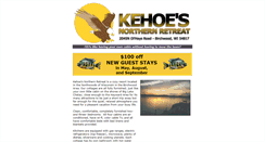 Desktop Screenshot of kehoesnorthernretreat.com